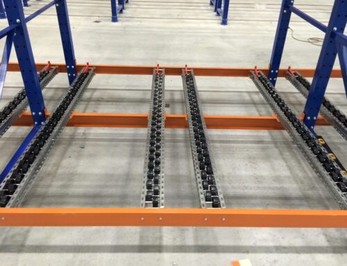 Pallet Flow Floor Level Storage